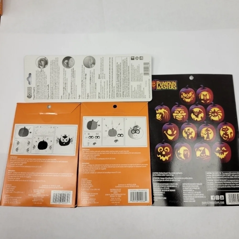 New Halloween Creatology Pumpkin Carving Craft Kit bundle